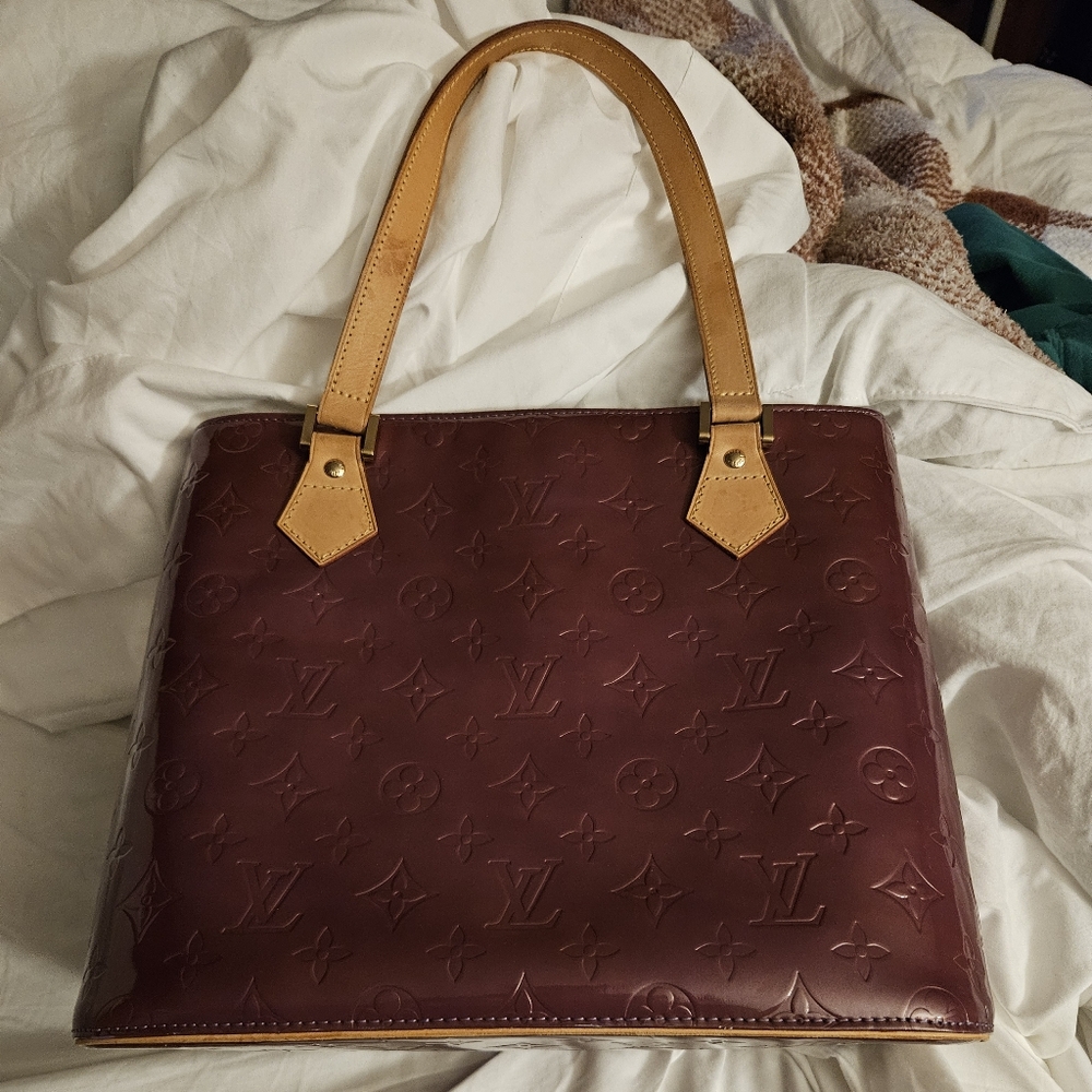 Louis vuitton purple shoulder bag